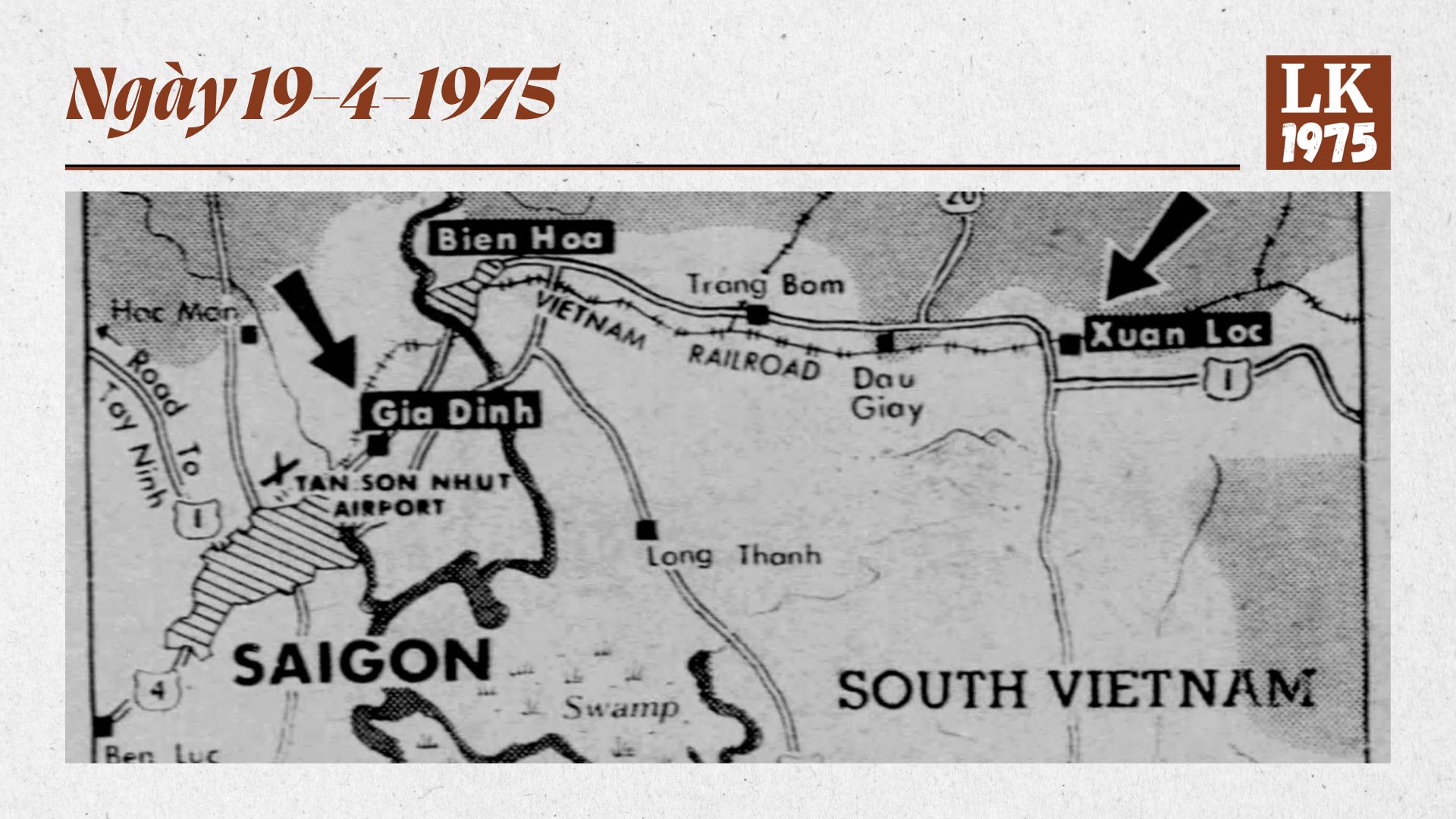1975 – Ngày 19-4: Đường dây điện thoại quốc tế của VNCH bị tấn công; Đại sứ quán Mỹ thiêu hủy tài liệu